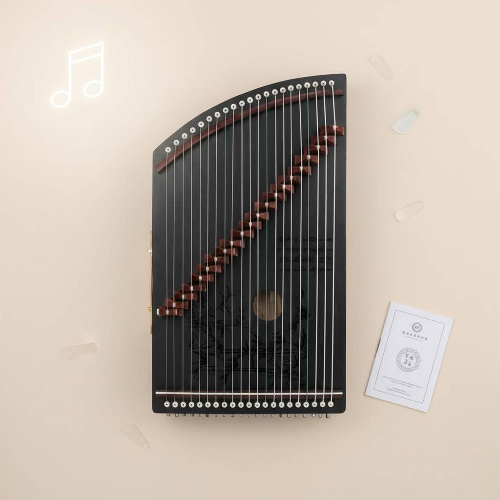 Guzheng Finger Beginner Friendly Portable Practice Instrument Compact Zither for Beginners,