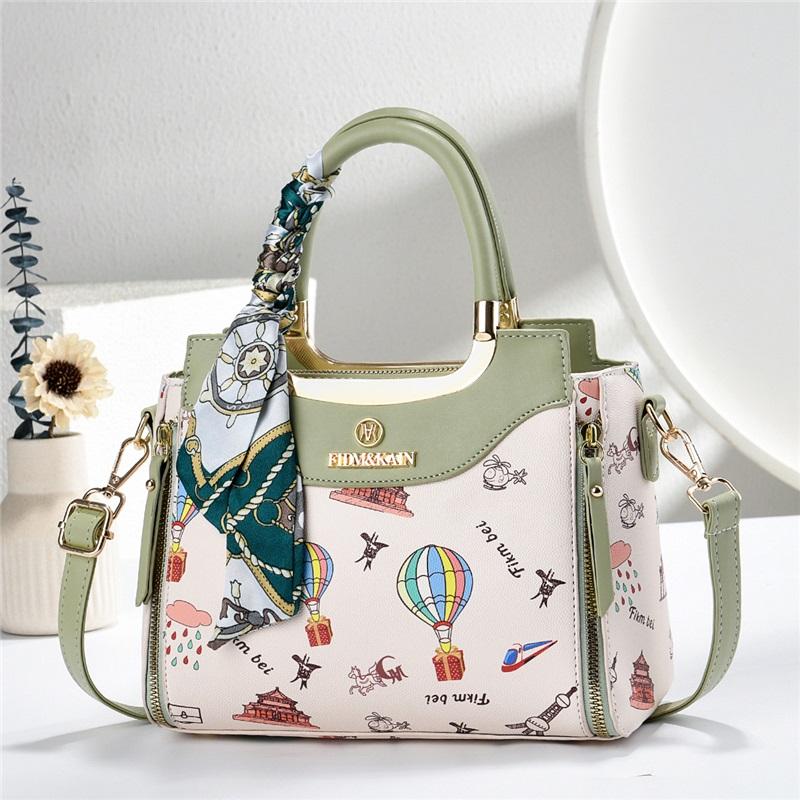 Women’s Trendy Light Luxury Printed Top Handle Bag, Fashion Shoulder Crossbody Purse For Birthday & Valentine’s Day Gift
