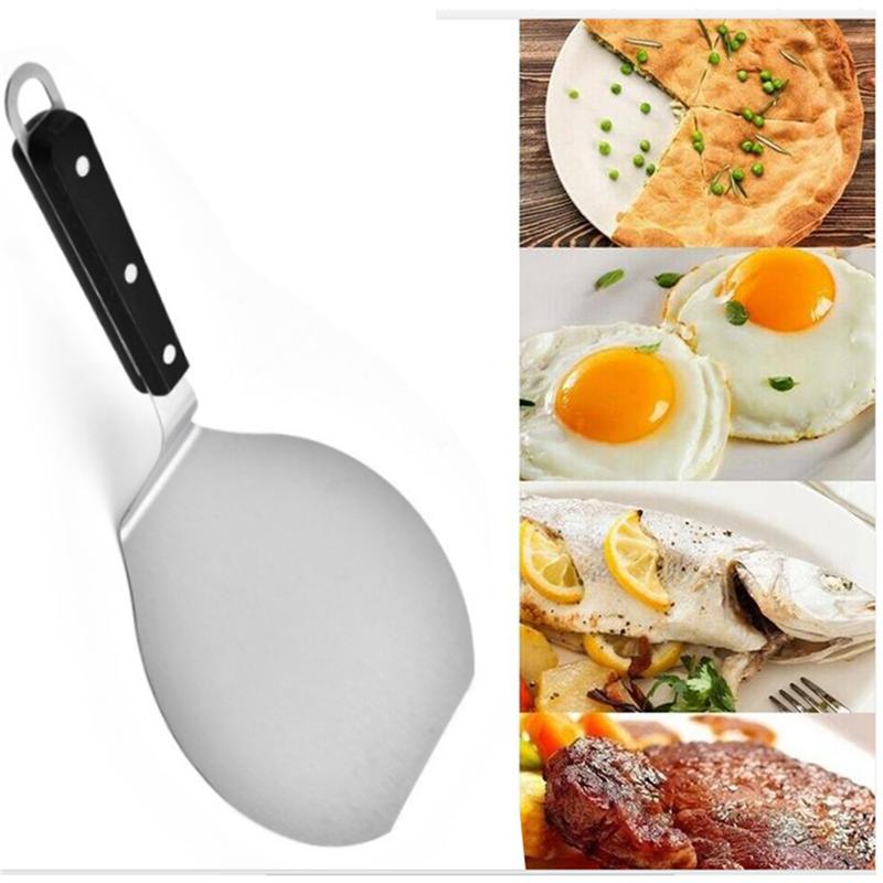 ABWR-2X Extra-Large Stainless Steel Wide Spatula Turner With Strong Wooden Handle - Dishwasher Safe Pizza Peel