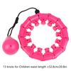 Weighted Fit Exercise Circle Infinity Fitness Hoop With Detachable Knots For Adults Children Weight Loss And Exercise