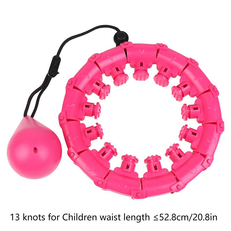 Weighted Fit Exercise Circle Infinity Fitness Hoop With Detachable Knots For Adults Children Weight Loss And Exercise