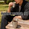350-600ml Pure Titanium Drinking Cups Water Tumblers Ultra-Light Coffee Juicy Cups for Home Outdoor Camping Picnic Beer Cups