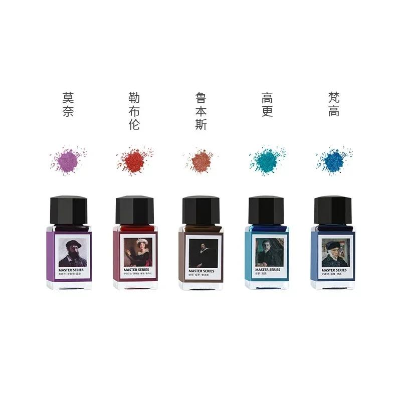 Tramol 30 Colors 18ml Fountain Pen Ink Glass Bottled Refilling Inks Cartridge School Office Ink Supplies Stationery PK JINHAO