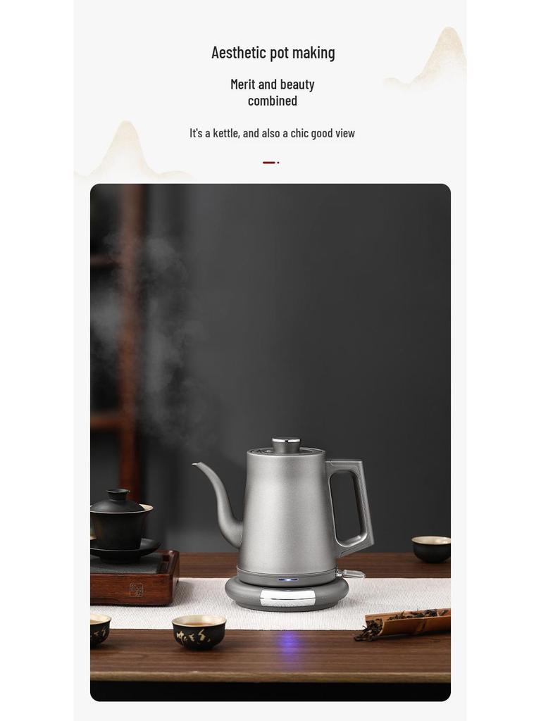 To Yi Large Capacity Pure Titanium Electric Kettle for Tea, Auto Shut-Off