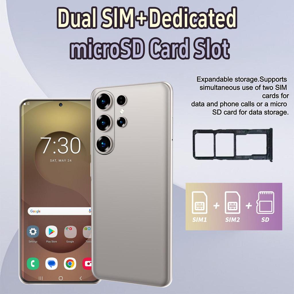 Cross-Border Android S26 Ultra - 4G Curved Screen, 3GB+64GB, In Stock