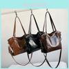 Stylish Large Capacity Pu Tote Handbag For Women Fashionable Trendy Shoulder Bag
