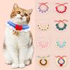 Lightweight Handwoven Pet Knitted Scarf Adjustable Soft Pet Bib Neck Scarf