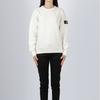 STONE ISLAND Kids Ss23 Solid Color Round Neck Long Sleeve Sweatshirt Kids Sweatshirt White 781661340-V0001