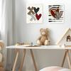 LARTSFRO Coquette Valentines Day Decorations Wall Art Prints, Love be Mine Poster for Room Aesthetic Prints for Living Room Bedroom, Coquette Gifts