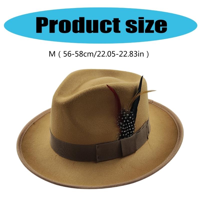 Stylish Wide Border Hat Sun Protecting Fashionable Hat British Styles Hat for Holiday Celebrations