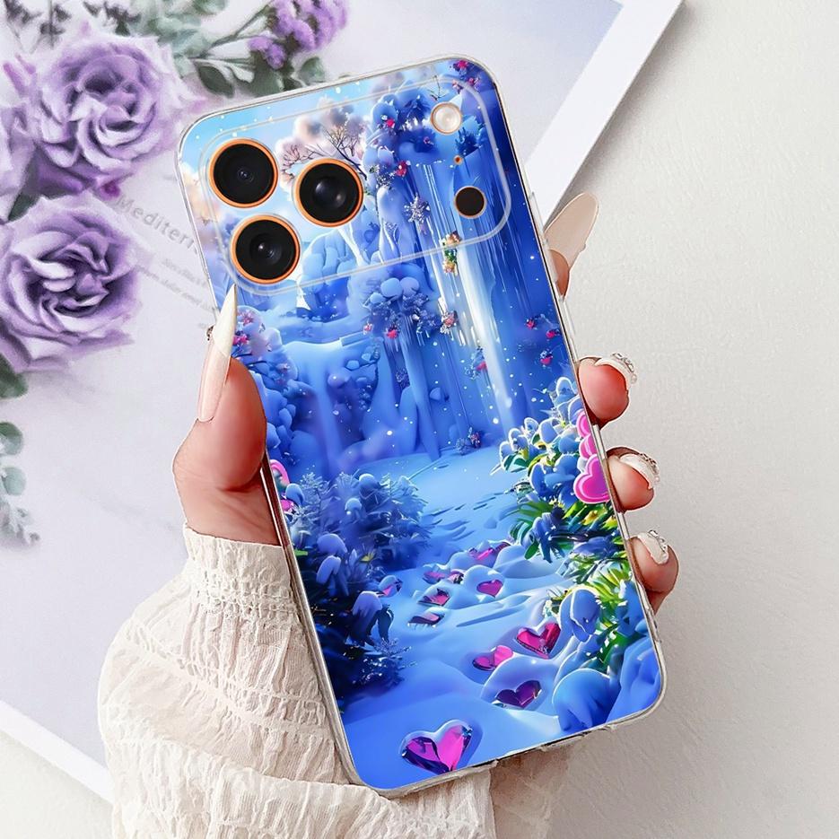 For Apple iPhone 17 Pro Max Case iPhone17 Air Fashion Painted Cover Soft Silicone Case For iPhone 17 Air iPhone17 Pro Max Fundas