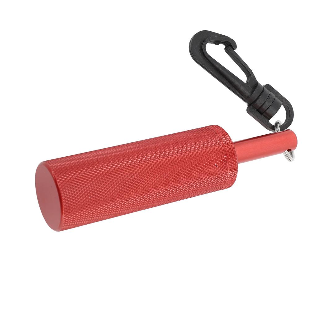 Underwater Shaker Aluminum Anti Slip Texture Steel Balls Included with 360 Degrees  Swivel Hook Signal Bell