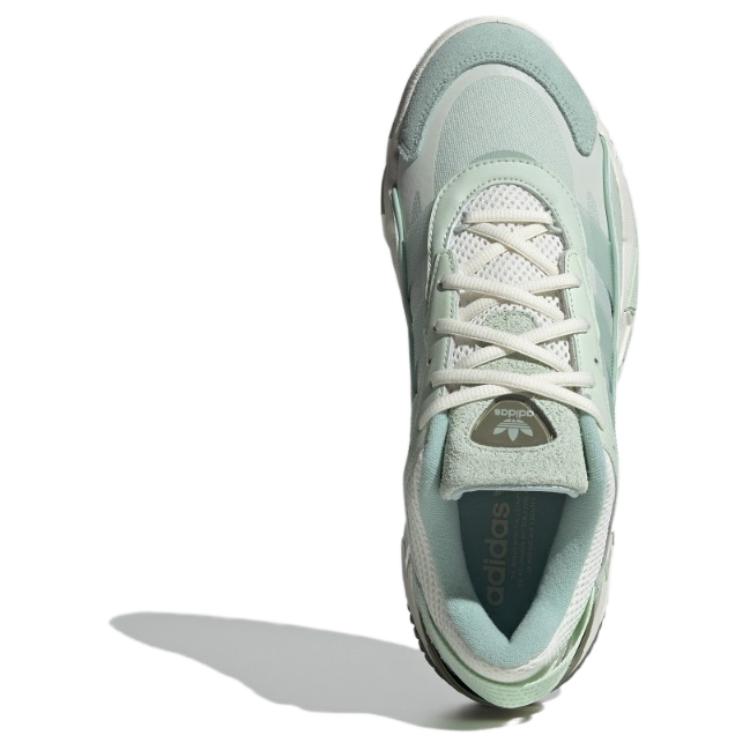 Adidas Originals Niteball Casual Versatile Shock Absorbing Durable Low Top Sneakers Unisex Sneakers White Green JI2558