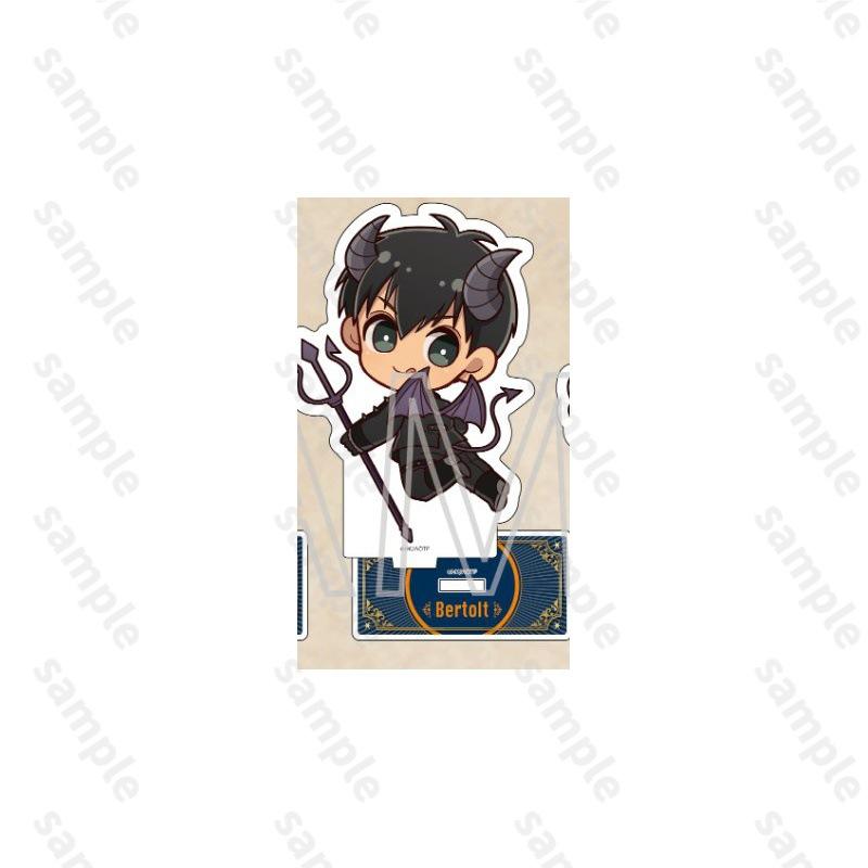 Attack On Titan Figure Game Peripherals Princess Cafe Angel And Devil Cute Version Acrylic Stands Collectible Ornaments Boy Toy