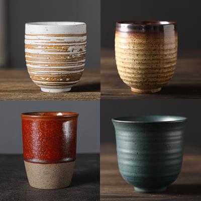 Ceramic Master Cup Creative Teacup Cup Single Cup Tea Bowl Retro Kiln Change Teacup Coarse Pottery Tea Cup