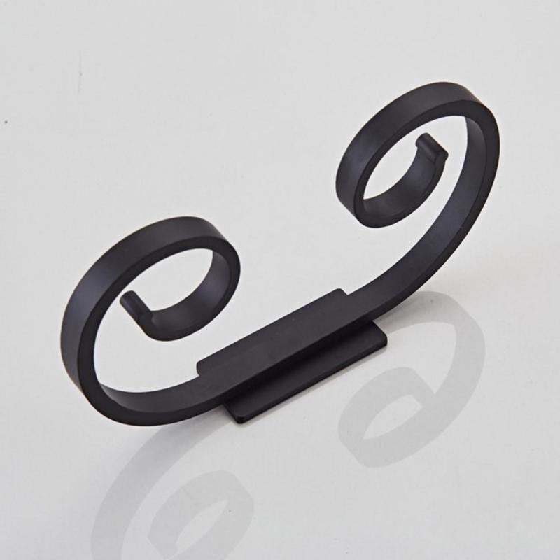 4Pcs Elegant Metal Wine Glass Rack Wall Mounted Stemwares Holder for Kitchen Storage Creative Under Cabinet Cup Hangers