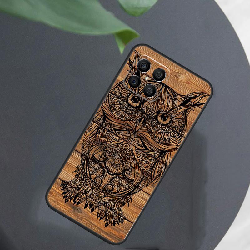 Mandala Owl For Honor Magic 5 6 7 8 Pro Case For Honor 400 200 50 70 Lite X8c X8b X9a X9b X9c X9d Win RT