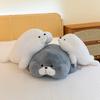 Cute Mochi Seal Doll Creative Cute Plush Toy Children Sleeping Doll Throw Pillow Gift