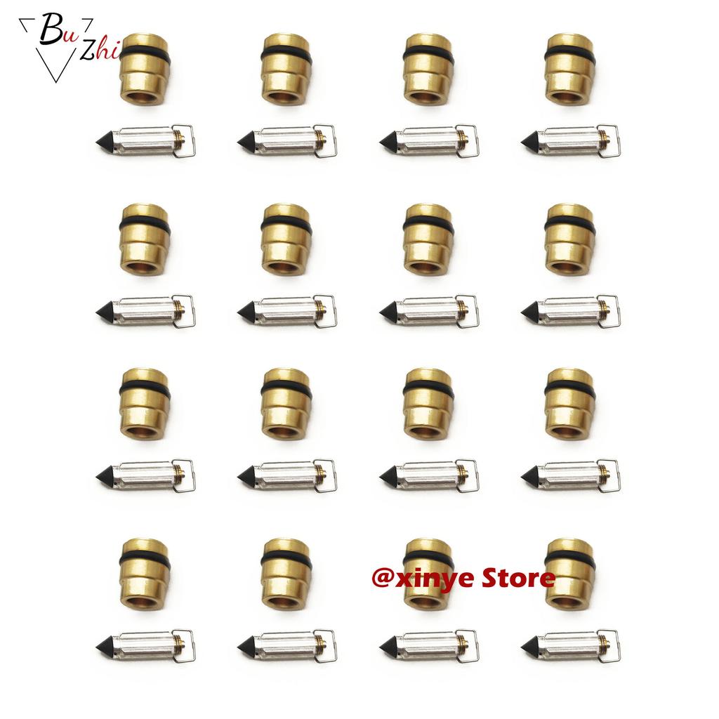 Carburetor Float Valve Needle Seat for Yamaha Big Bear 350 YFM350 YFM350FW YFM350U Kodiak 400 YFM400FW YFP300 YFM400 YFM 350 400