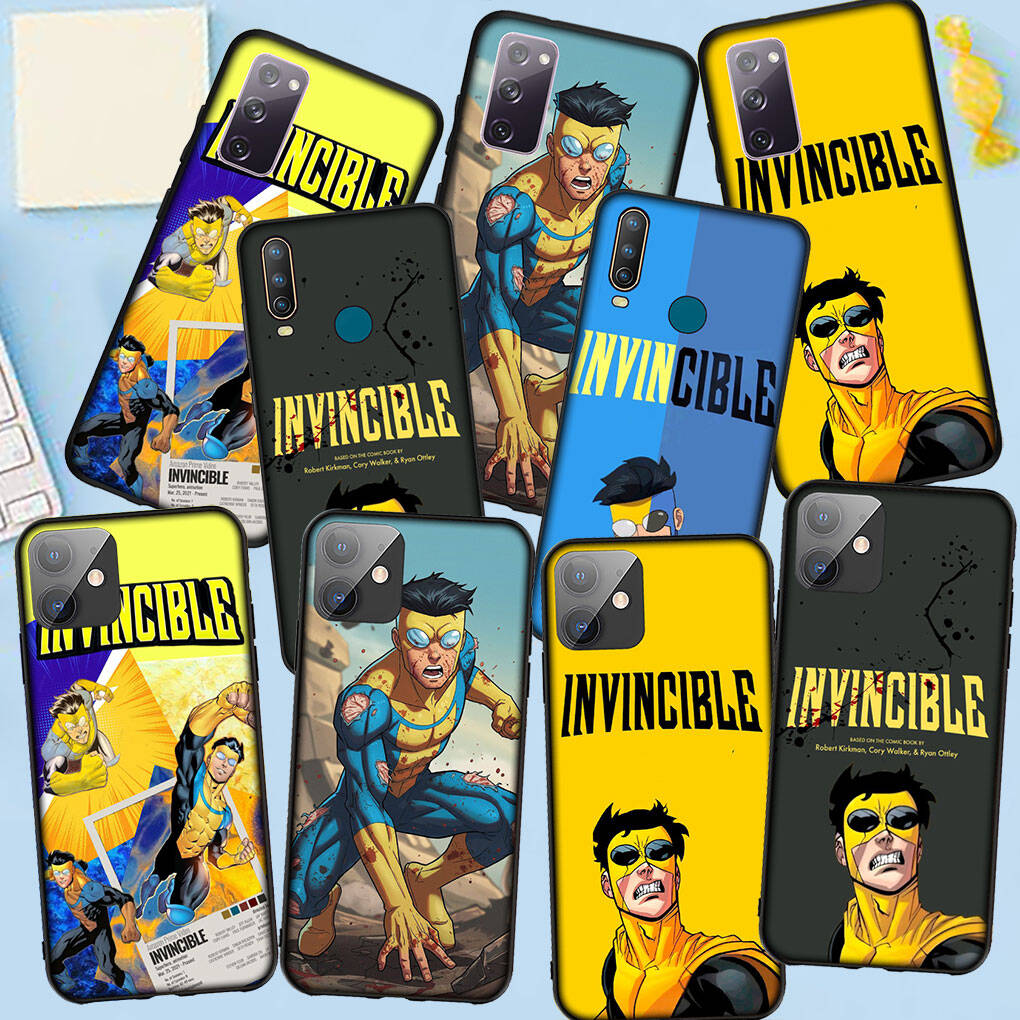 Phone Case for iPhone 17 16 15 Plus Huawei P30 P20 Lite Redmi Note 14 12 11 13 Pro Max OPPO A60 A80 A40 A18 A38 A54 Comics I-Invincibles Collage Cover