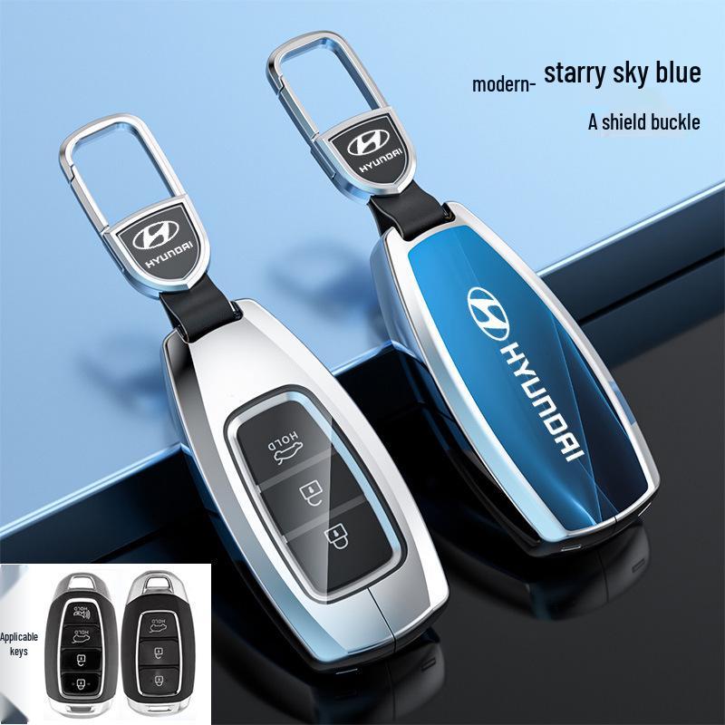 Hyundai Tucson Palisade IONIQ Nexo L Key Case Snap Button Shell