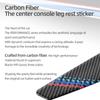 For BMW X3 G45 G48 2025 2026 Real Carbon Fiber Center Console Side Knee Leg Panel Trim Sticker Car Interior Decor Accessories OX6
