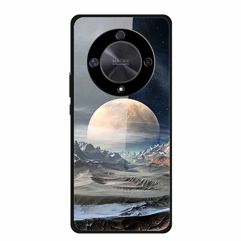 For Honor X9B Case X9A 5G Luxury Tempered Glass Hard Back Cover for Honor X9A 5G Phone Cases Fundas Honor x 9B X9 B 5G X 9A X9 A