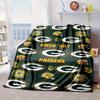 Green Bay Packers Fan Gear Portable Blanket/Soft Blanket Bedding Blanket Suitable for Travel Camping Living Rooms Offices Sofas Fan Gifts