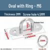 304 Stainless Steel U-Shaped Ceiling Fan Hook/Sandbag Hook/Lamp Hook/Yacht Hook/Lifting Hook with Hanging Ring