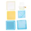 Tava pentru umplerea capsulelor medicinale 100 găuri Mașină de umplut capsule Instrument de umplere capsule Manual