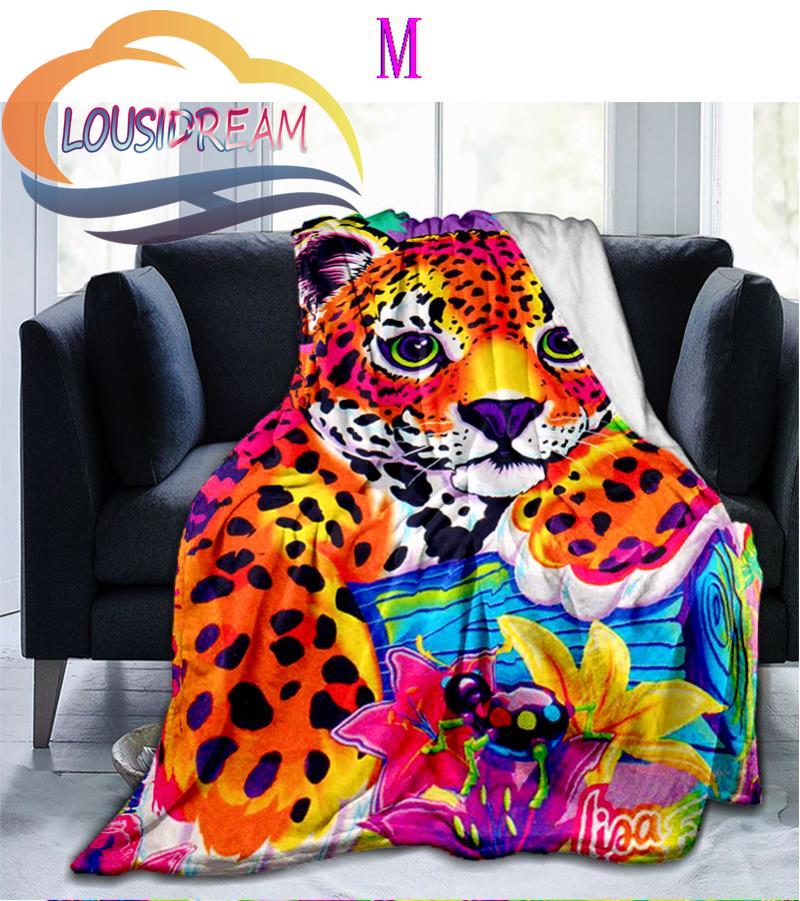 Animal Forest Cheetah Leopard Fluffy Blanket Flannel Warmth Soft Plush Sofa Bed Throw Blanket  Plush Throw Blanket