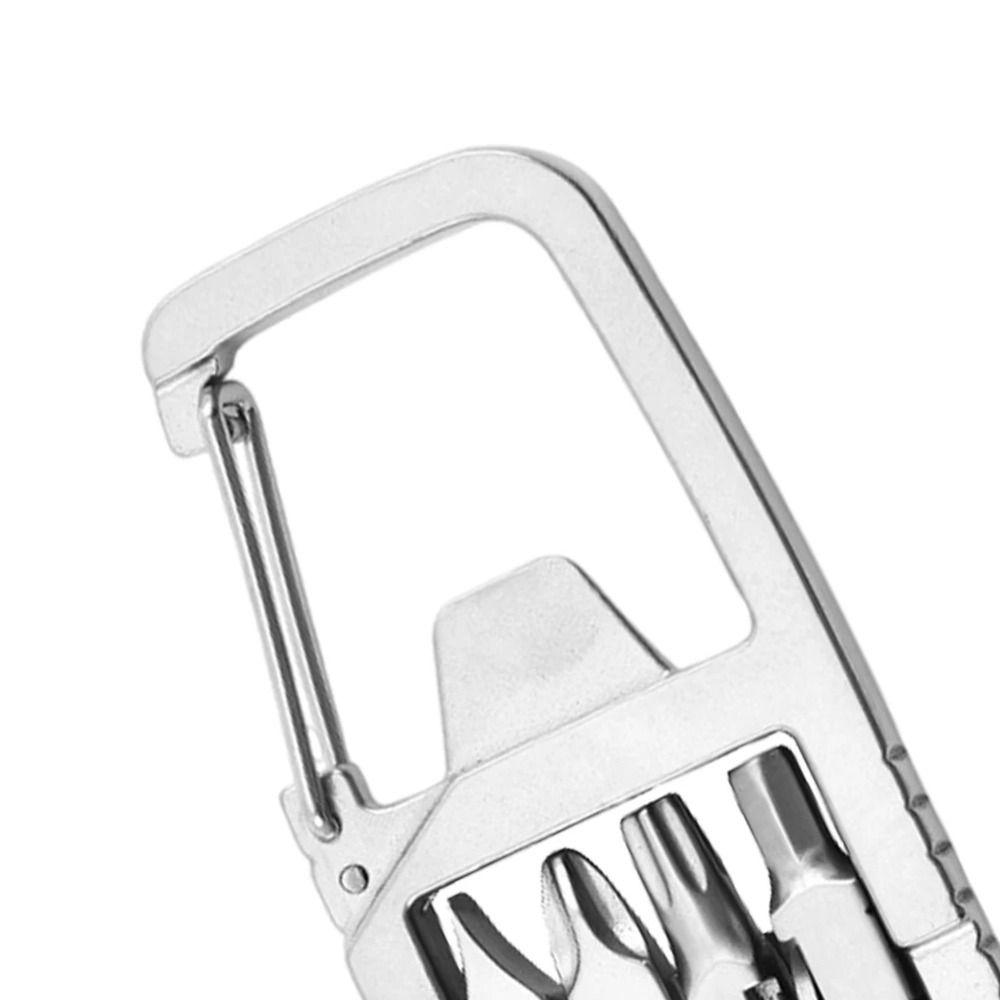 Wrench 10 In 1 Keychain Multitool Bottle Opener Mini Multitool  Portable Outdoor