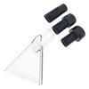 Clear Scrub Head Extraction Nozzles With Adapters Vacuum Cleaner Attachments for 1-26 Gallon Wet Vacuum Cleaners