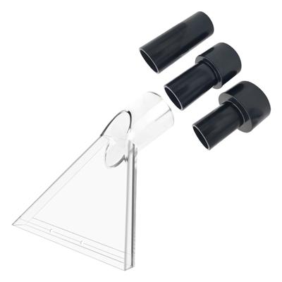 Clear Scrub Head Extraction Nozzles With Adapters Vacuum Cleaner Attachments for 1-26 Gallon Wet Vacuum Cleaners
