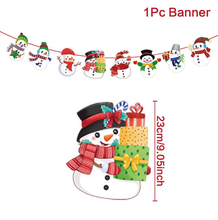 Christmas Banner 2025 Merry Christmas Decorations for Home Garland Santa Claus Navidad Natal Xmas Gift Noel Decor New Year 2025