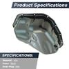 For Toyota Camry Lower Sienna Highlander Venza Avalon Lexus ES300h NX300h 121010V010, 264-474 Oil Pan Sump with Drain Plug
