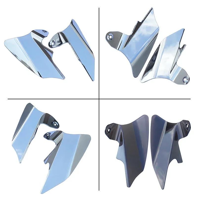 Scudo Riflettente per Sella Moto Cromato Deflettore Calore Aria per Harley Touring Electra Glides Road Kings Street Glides 97-07