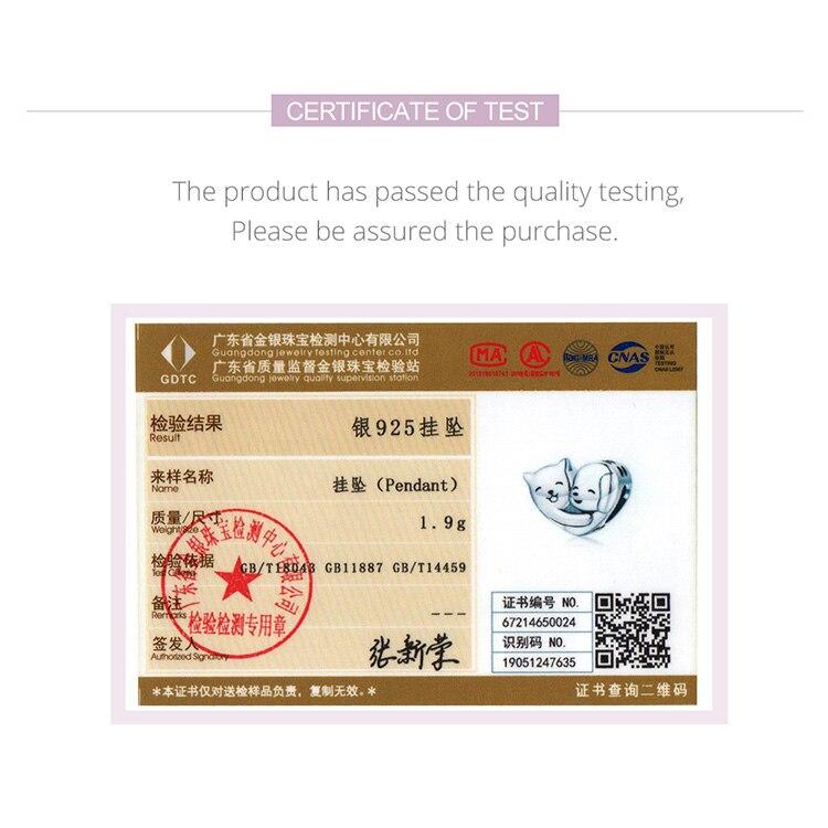 BAMOER 925 Sterling Silver Hug Bead Love Kitten Puppy Animal Charm Pandantiv pentru Brățară Originală Brățară Bijuterii Femei