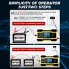 Fast Power Charging Auto Moto Lead Intelligent Digital Display Battery Charger Wet Dry Lead Acid Battery Full Automatic Car Battery Charger 12V/ 24V