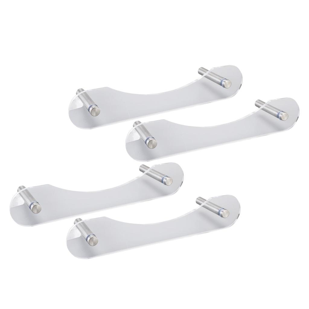 Pływający Stojak na Kapelusze Stabilny Oszczędzający Miejsce Akrylowy Montowany na Ścianie Organizer na Kapelusze dla Czapek Baseballowych