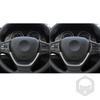 Für BMW X3 F25 2011-2017 X4 F26 14-17 Carbon Fiber Lenkrad Panel Taste Dekorative Streifen Auto innen Dekoration