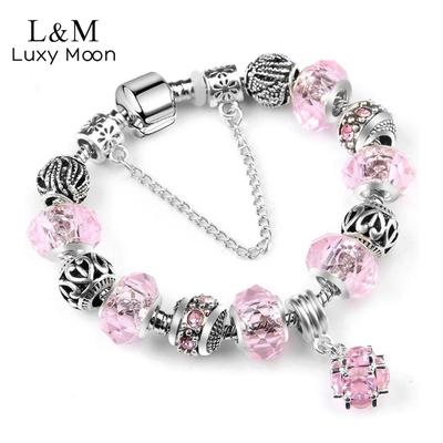 Women's Crystal Bead Fashion Bracelet Plating Alloy Crystal Bracelet New Alloy Bracelet