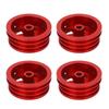 4Pcs RC Car Wheel Rim Aluminum Alloy Sturdy Structure Stylish Look Wheels Hub Rim for MN82 RC Car