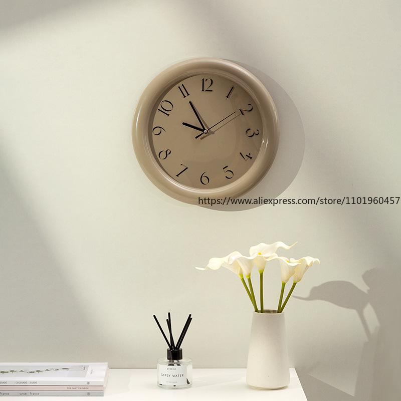 Nordic Ins-Style Living Room Deep Decoration Clock Bedroom Office Living Room Creative Home Wall-Mounted Clock