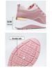 Women's Spring Breathable Thick Sole Sneakers with Hidden Lift