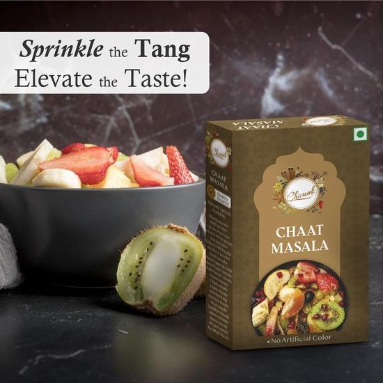 Chounk Chat Masala Powder | Chaat Masala with Natural Ingredients | No Added Colours, No Preservatives  | Chat Masala Powder 800 gm (Pack Of 8 X 100g)