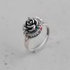 Exquisite Fashion Classic Ladies Vintage Antique Open Rose Box Open Ring Elegant Charm Finger Ornament Christmas Gift