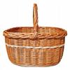 Wicker Basket Shopping Basket Picnic Mushrooms