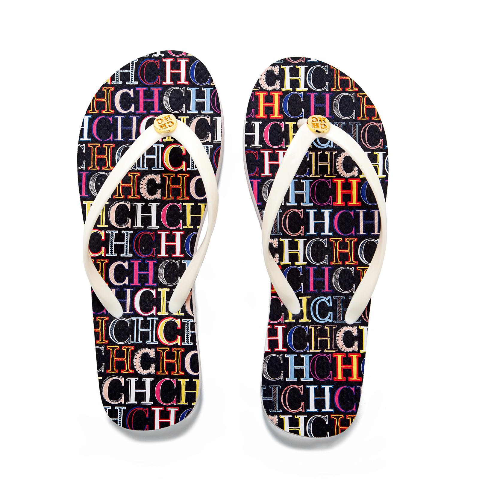 

CHHC Breathable Wear-Resistant Flat Bottom Flip-Flops Gift Box Set Size 41