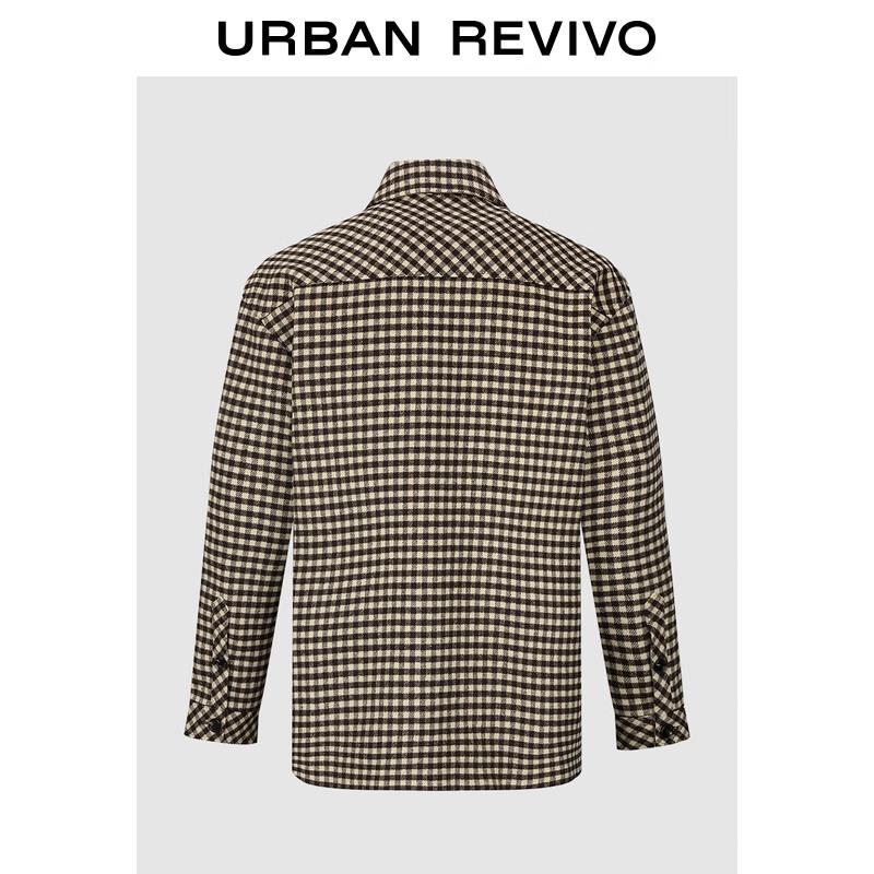 UR Men s Amber Flow Color-Block Check Jacket L